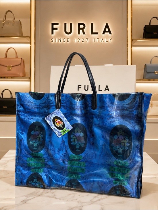 Furla Handbags - Furla Talent Hub Tote Bag- Asso di Coppe
